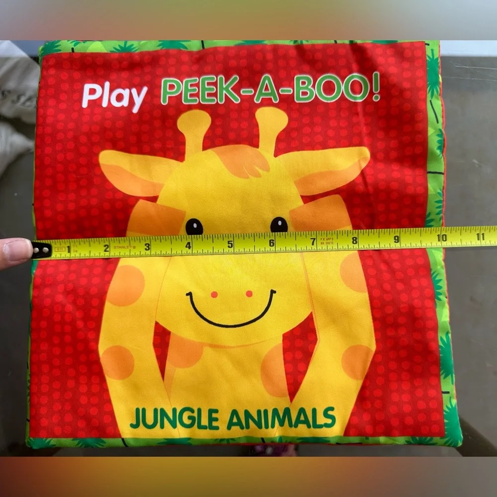 Play Peek-A-Boo Jungle Animals Cloth Book
